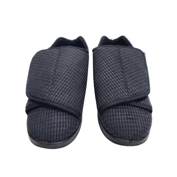 Silverts Adaptive Slippers Size 10 Diabetic Shoes Slip Resistant Men black - Picture 11 of 15